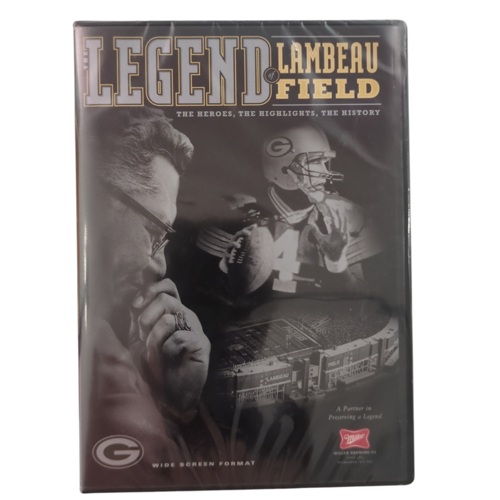 The Legend of Lambeau Field DVD 2002 Green Bay Packers Football History Favre